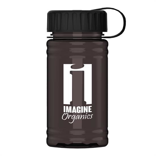 RP16T - UpCycle - Mini 16 oz. rPet Sports Bottle With Tethered Lid